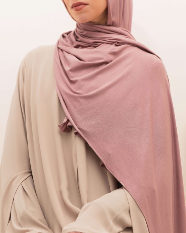 Jersey Hijab - Subdued Mauve