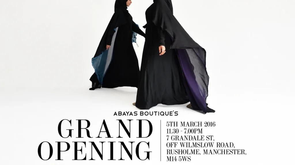 Over a Decade of Abayas Boutique on Wilmslow Road