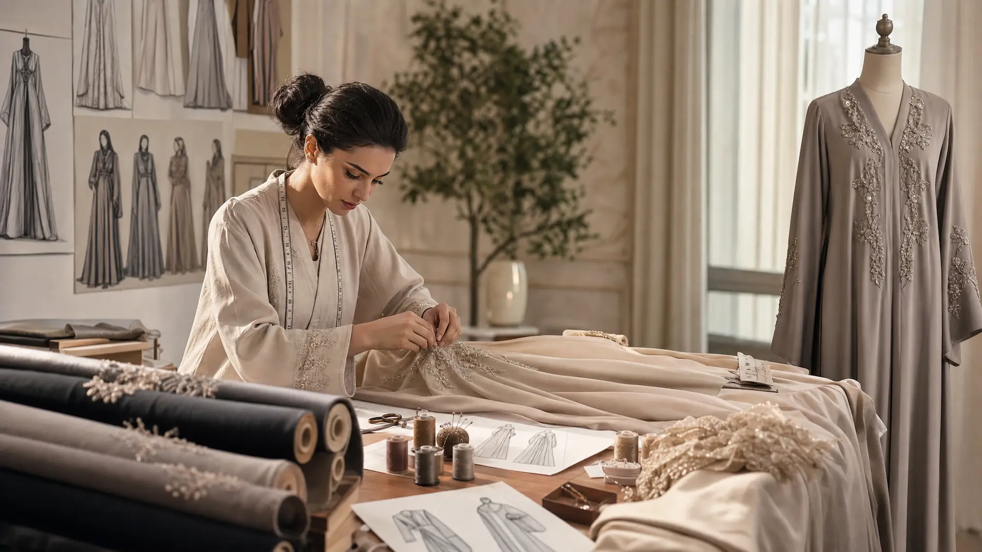 The Art of Making an Abaya