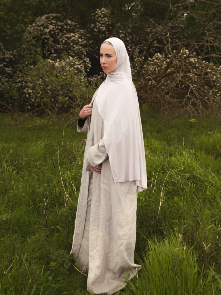 Jersey Hijab in Light Grey
