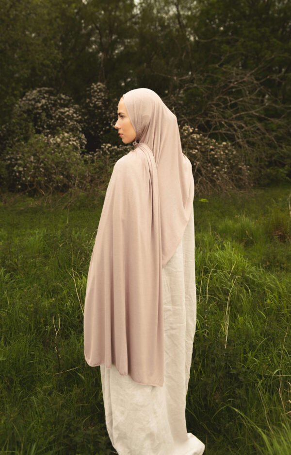 Jersey Hijab in Beige