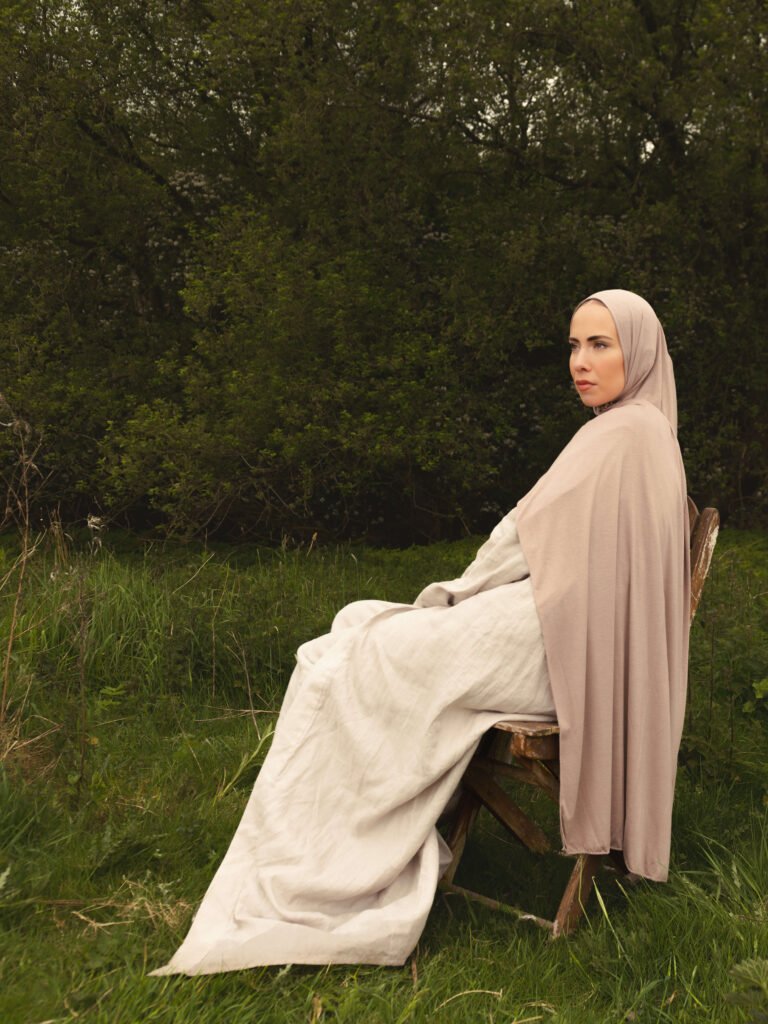 Jersey Hijab in Beige