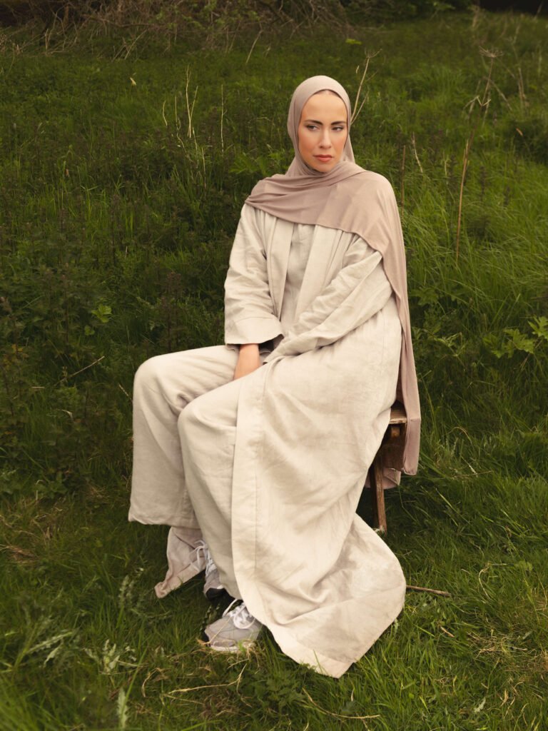 Jersey Hijab in Beige