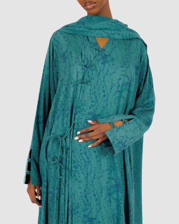 Wild Fern Wrap Abaya