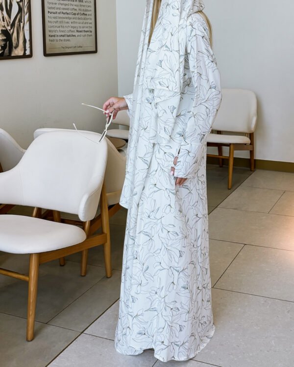 Wrap Abaya in Wild Lilies