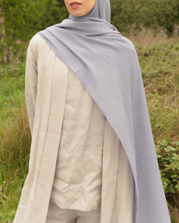 Textured Hijab in Powder Blue
