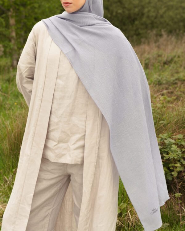 Textured Hijab in Powder Blue