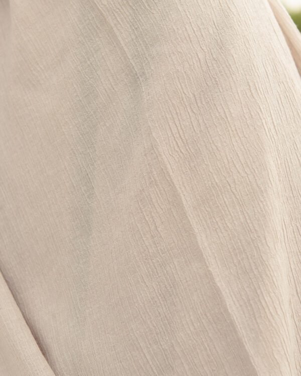 Textured Hijab in Ecru