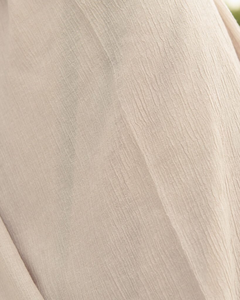 Textured Hijab in Ecru