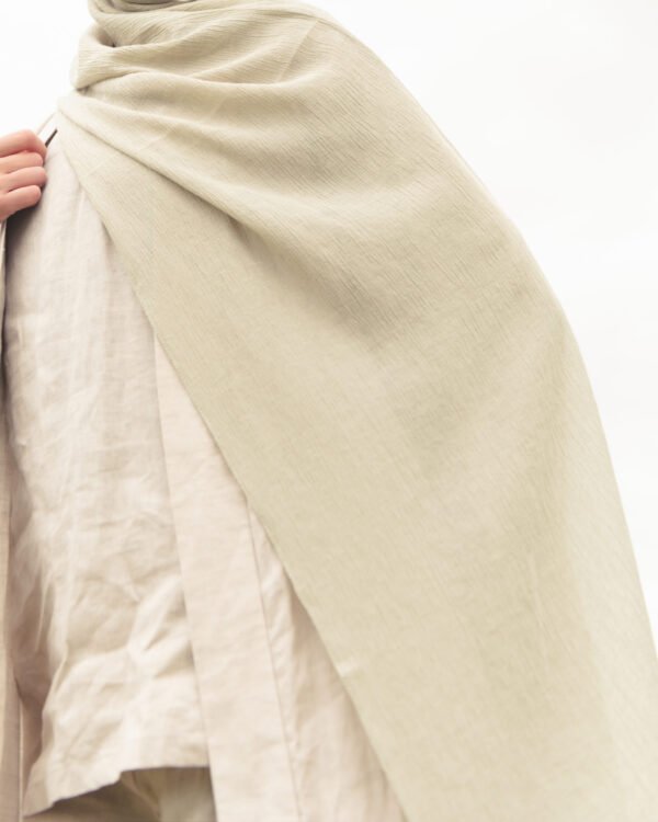 Textured Hijab in Pale Sage
