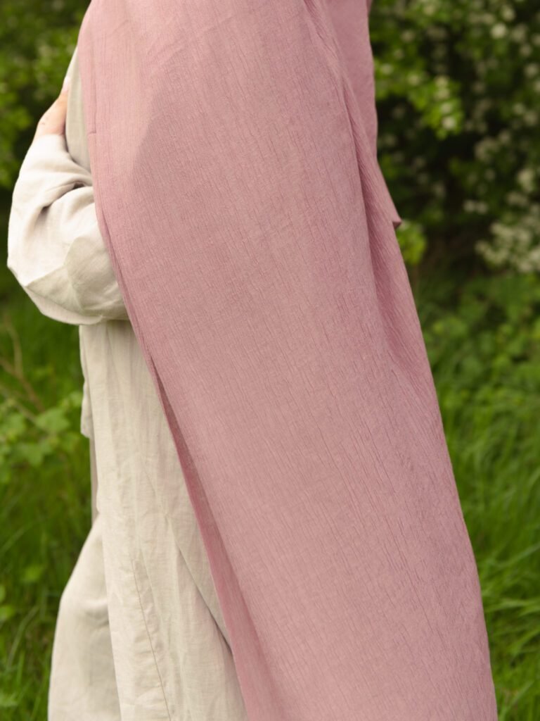 Textured Hijab in Rose Taupe