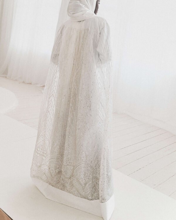 Taraji in Bridal White