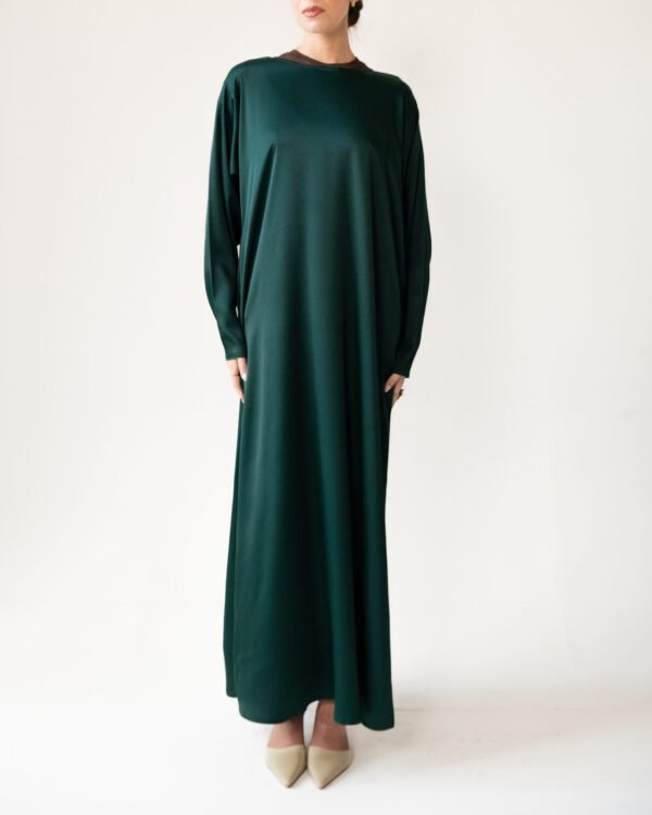 Long Sleeve Dress in Emerald