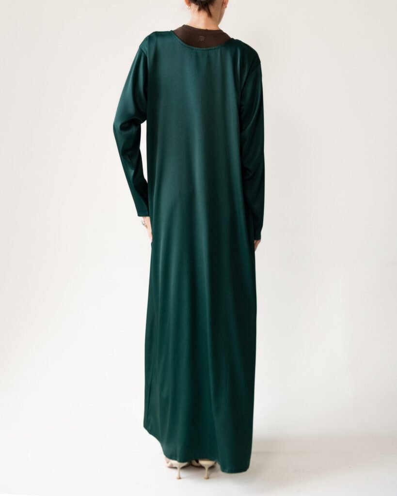 Long Sleeve Dress in Emerald