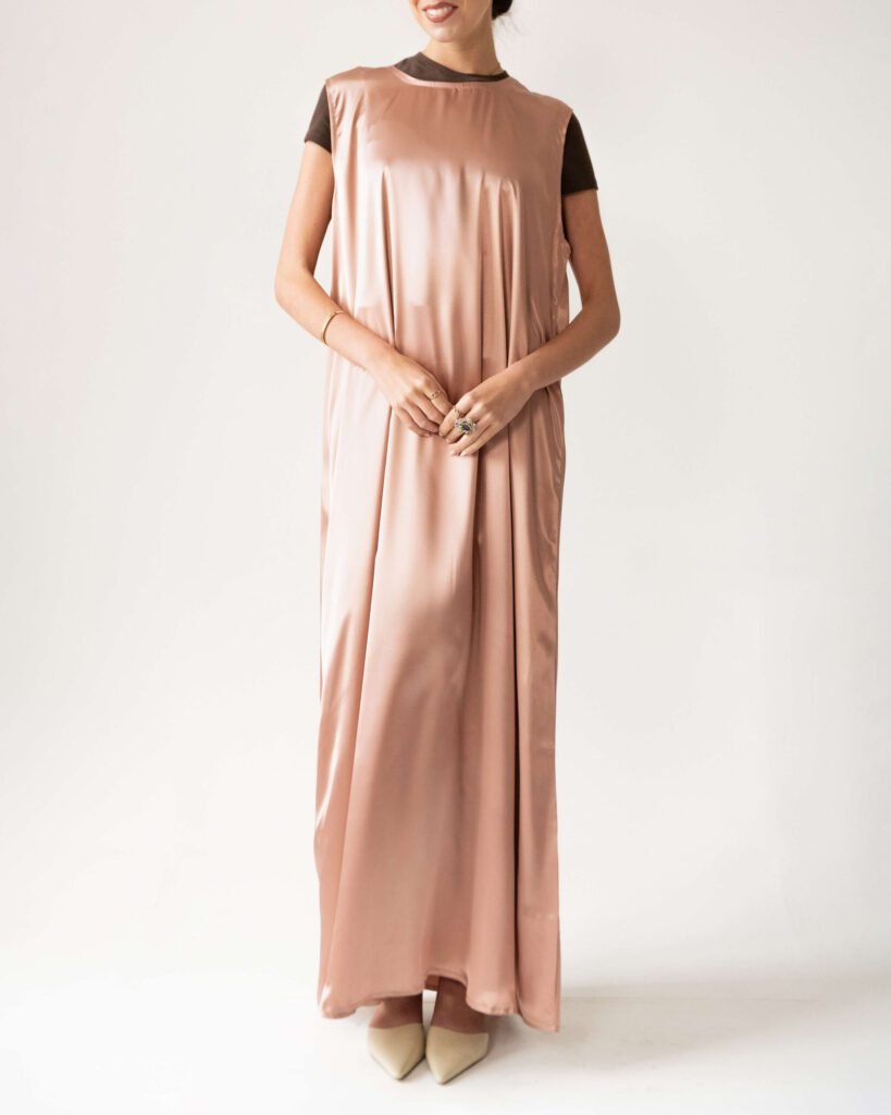 Satin Slip in Rose Gold