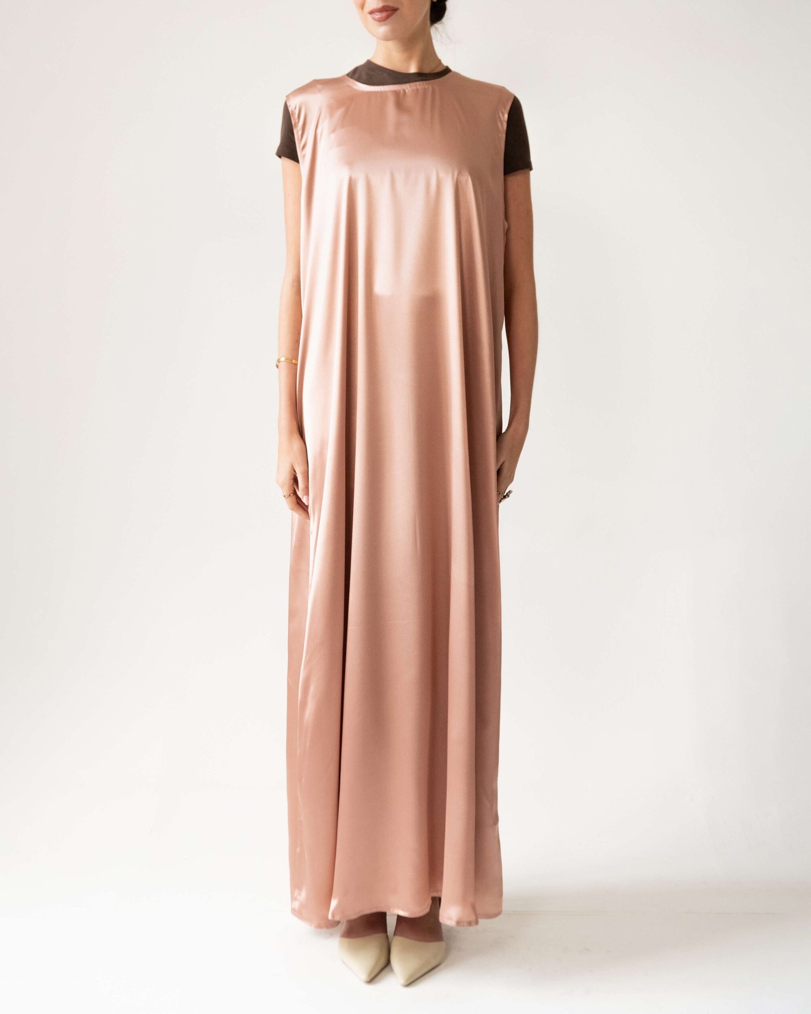 Satin Slip in Rose Gold