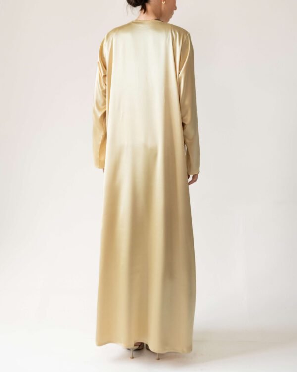 Satin Dress in Yellow