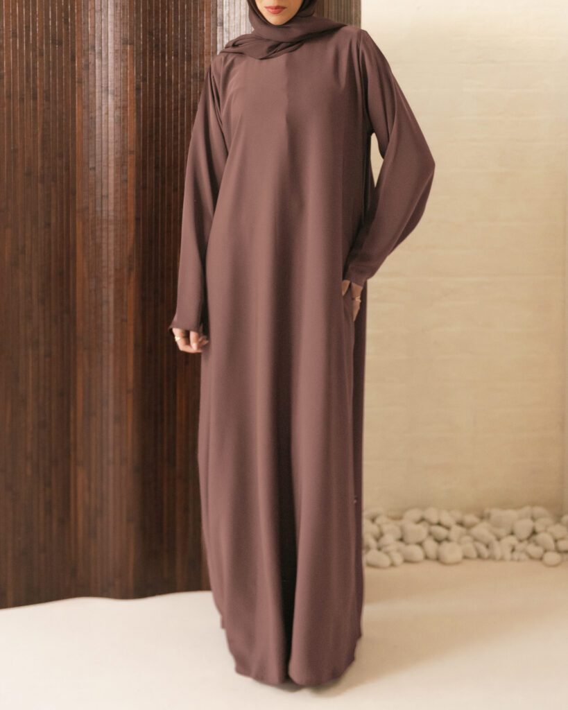Nida Dress in Mink Mauve