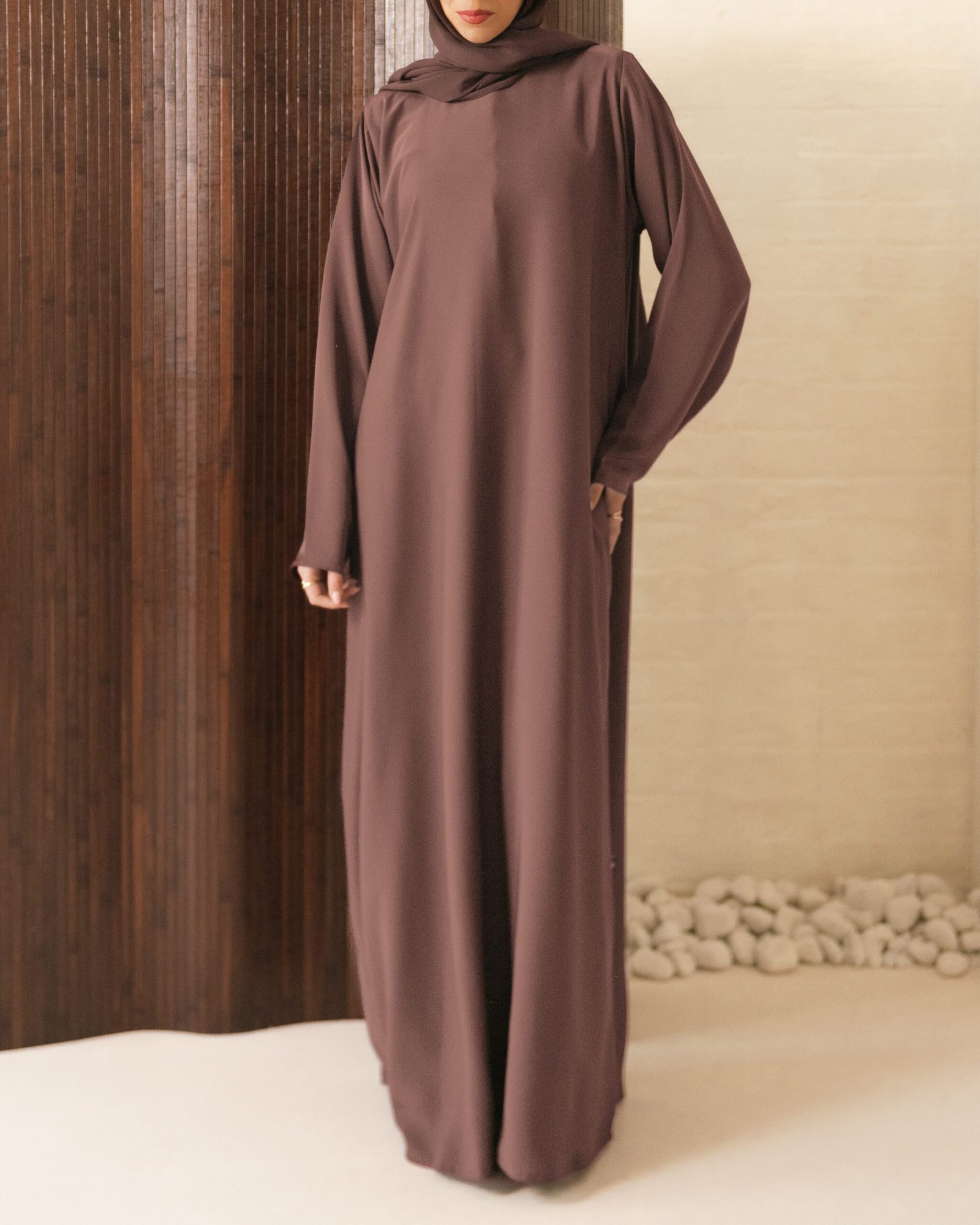 Nida Dress in Mink Mauve