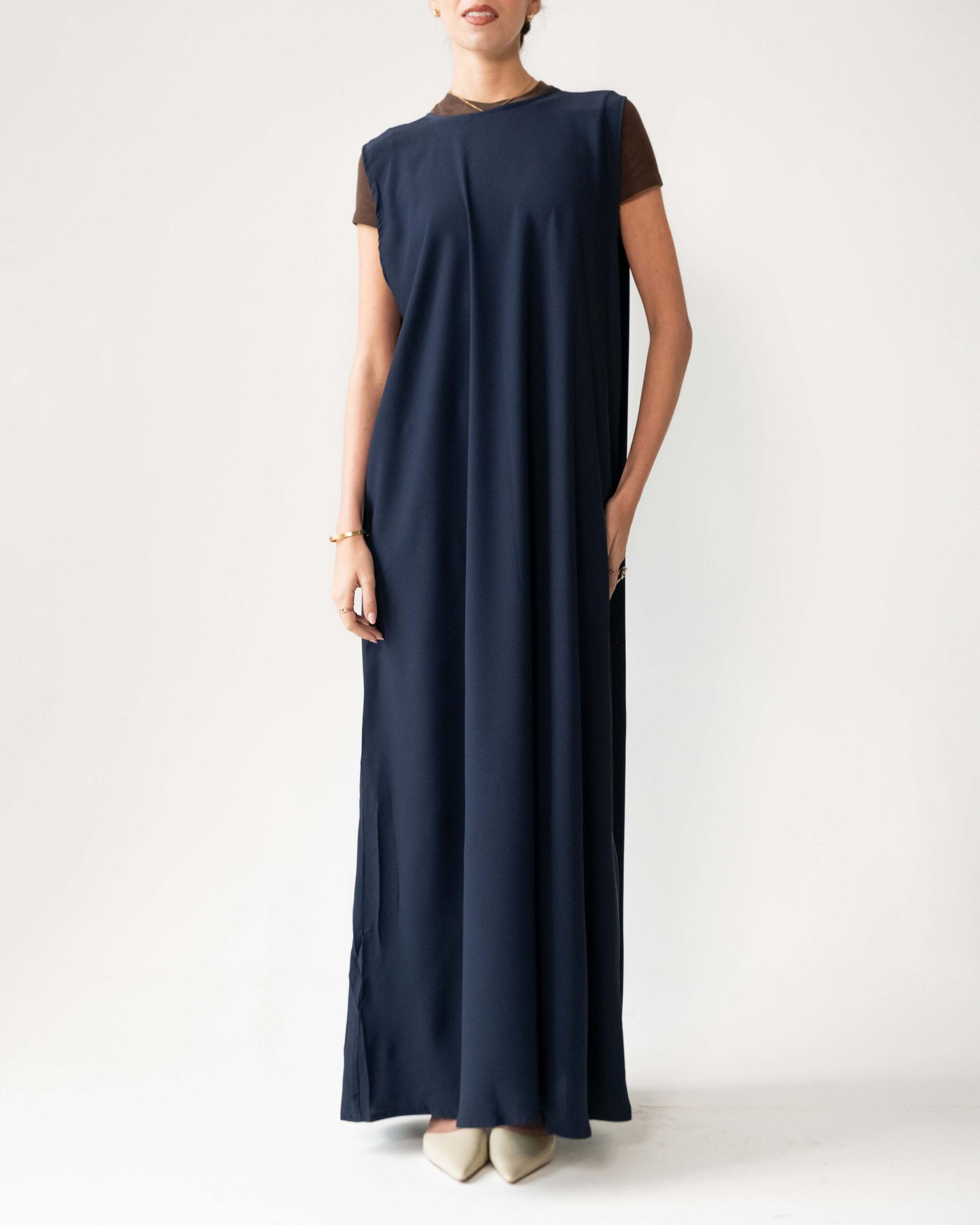 Nida Slip in Navy